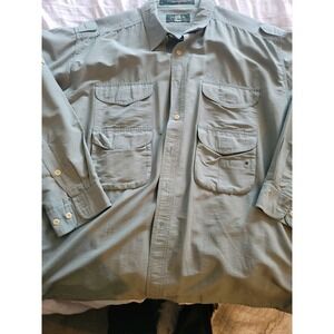 Men's Orvis Button-Down Long Sleeved Outdoorsman Shirt‎